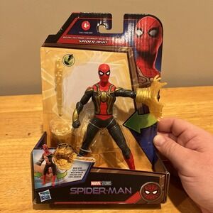 Spider-Man: No Way Home 6-Inch‎ Deluxe Web Spin Spider-Man Action Figure